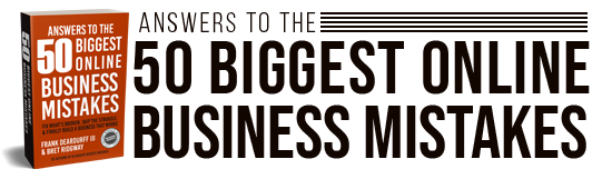 answers to the 50 biggest online website mistakes